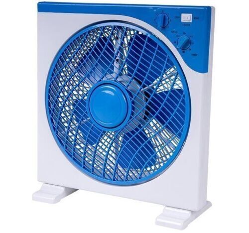 Nataluna Portable Square Refreshing Floor or Table Fan with 5 Blades 45W