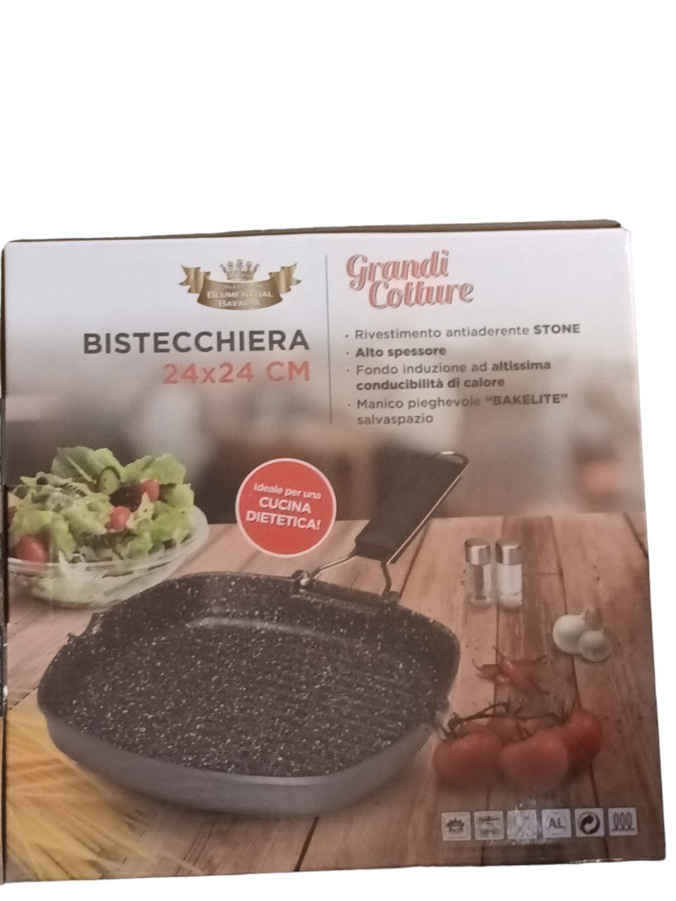 Bistecchiera  Grandi Cotture Bavaria 24CM