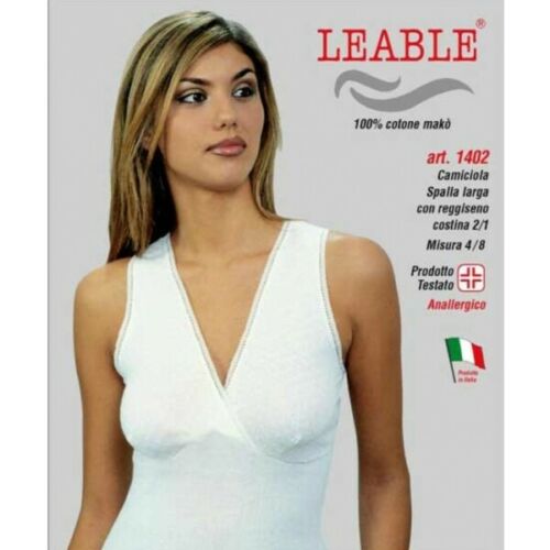 LEABLE Camiciola Spallina Stretta TG.4-8 ART 1402